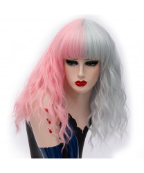 Light Pink Long Curly Synthetic Hair Sweet Lolita Wig