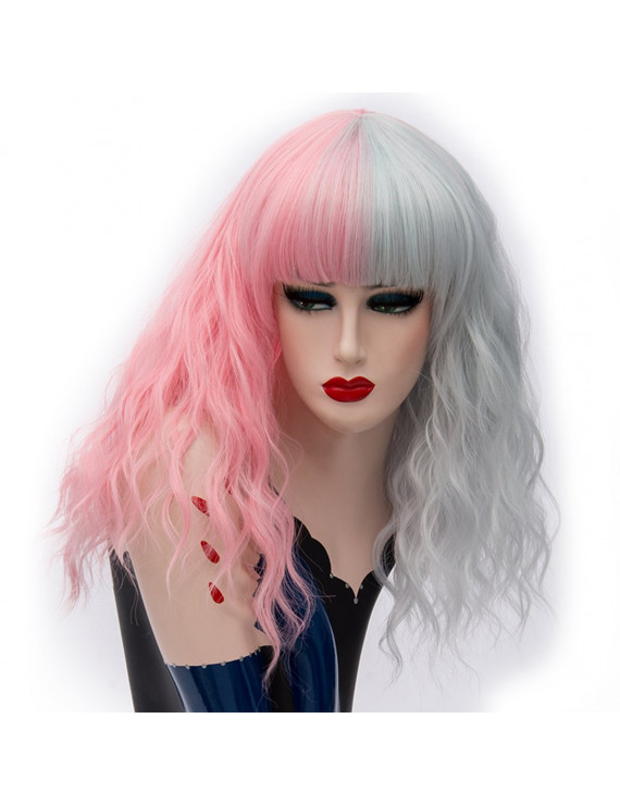 Light Pink Long Curly Synthetic Hair Sweet Lolita Wig