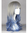 Blue And Gray Mixed Color Harajuku Style Lolita Wig