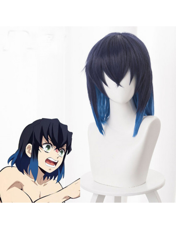 Demon Slayer Kimetsu no Yaiba Hashibira Inosuke Cosplay Wig