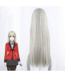 Kakegurui Momobami Ririka Long Blue grey Cosplay Wig