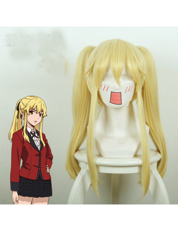 Kakegurui Twin Mary Saotome Golden Long styled Cosplay Wig