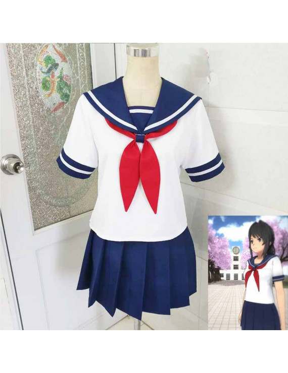 Yandere Simulator Yandere Chan school uniform Cosplay Costume