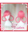 Pokemon Nurse Joy Pink Short Cosplay Wig