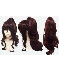 Pokemon Hilda Brown Wave Cosplay Wig