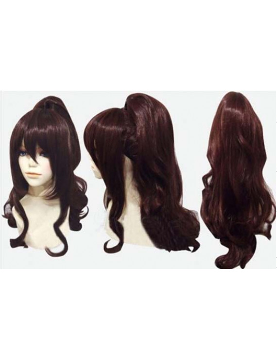 Pokemon Hilda Brown Wave Cosplay Wig