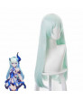 Honkai Impact 3 Kiana Kaslana Green Long Straight Cosplay Wig