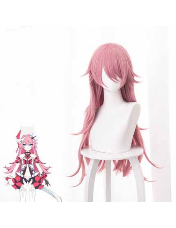 Honkai Impact 3 Rosalia Arlene Pink Long Styled Cosplay Wig