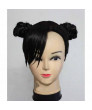 Street Fighter CHUN LI Black Style Cosplay Wigs