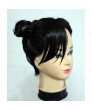 Street Fighter CHUN LI Black Style Cosplay Wigs