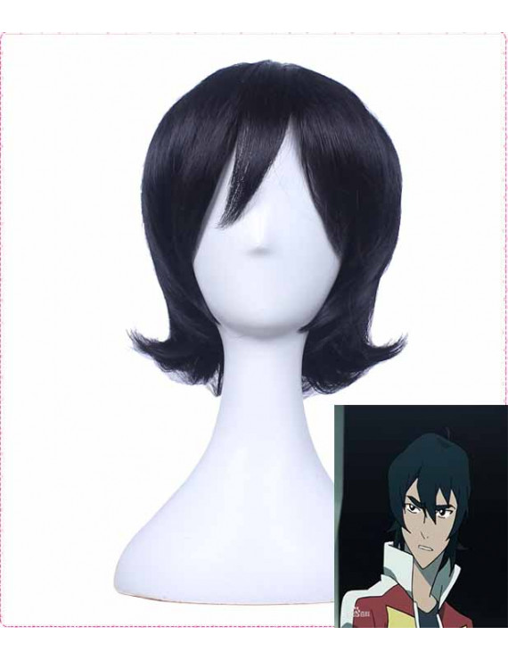 Voltron Legendary Defender Keith Black Style Cosplay Wig