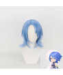 Kingdom Hearts 3 Aqua Light Blue Style Cosplay Wig