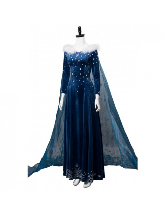 Frozen Elsa Princess Dress Cosplay Costume
