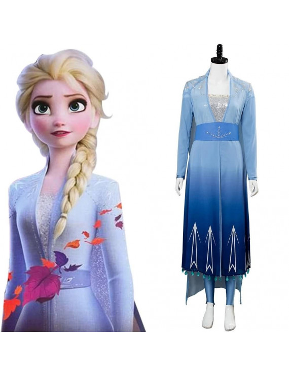 Princess Elsa Dress Cosplay Costume for Disney Frozen