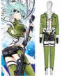 Sword Art Online SAO Asada Shino Sniper Cosplay Costume