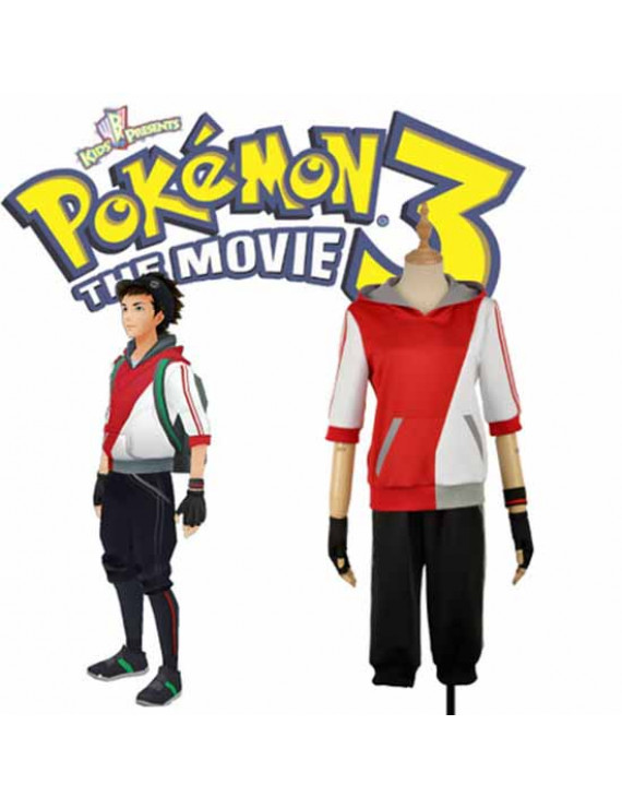 Pokemon GO Red Sportswear Cosplay Costume