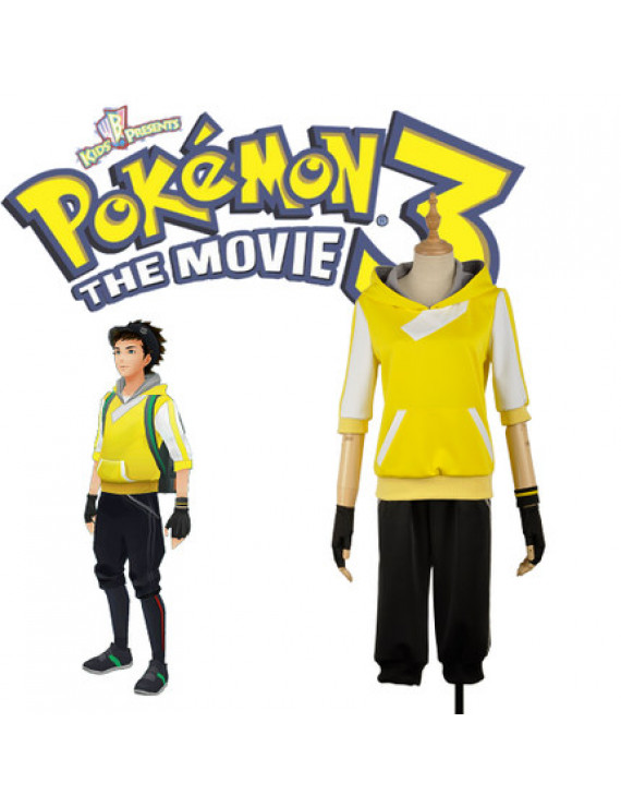 Pokemon GO Yellow Trainer Sportswear Cosplay Costume