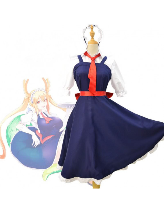 Miss Kobayashi's Dragon Maid Toru Maid Skirt Cosplay Costume