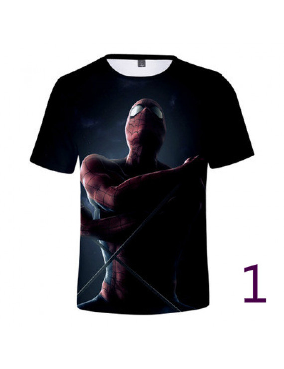 Marvel Comics Spider-Man Far From Home Digital Printing 3D Short Sleeves