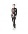 Halloween 3 D Printed Human Skeleton Party Jumpsuit Bodysuits