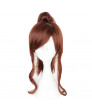 Sailor Moon Kino Makoto Long Brown Style Cosplay Hair Wig