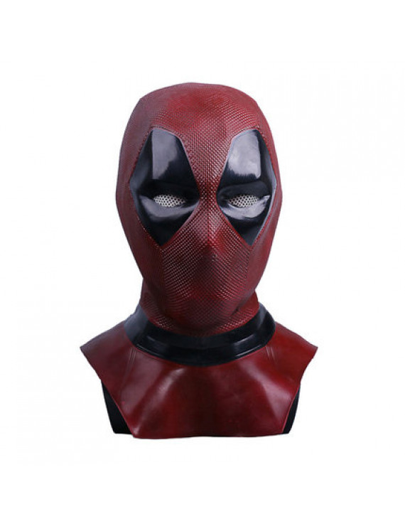 Deadpool 2 Wade Wilson Dark Red Latex Mask
