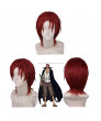 One Piece Shanks Red Anime Styled Cosplay Hair Party Wig