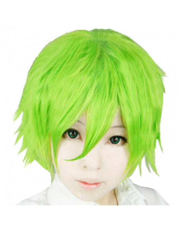 One Piece Keimi Short Green Synthetic Anime Styled Cosplay Wig