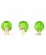 One Piece Keimi Short Green Synthetic Anime Styled Cosplay Wig