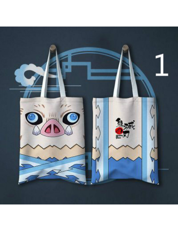 Toilet Bound Hanako Kun Demon Slayer Kimetsu no Yaiba Cartoon Canvas Bag Shoulder Bag