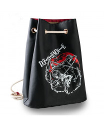 Death Note Series Anime Schoolbag Backpack L Night God Moon Shoulder Drawstring Drawstring Backpack