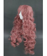 Vocaloid Luka Pink Long Curly Ponytail Cosplay Wig