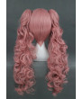 Vocaloid Luka Pink Long Curly Ponytail Cosplay Wig