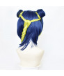 JOJO's Bizarre Adventure Jolyne Kujo Short Anime Cosplay Wig with Braids Buns Green