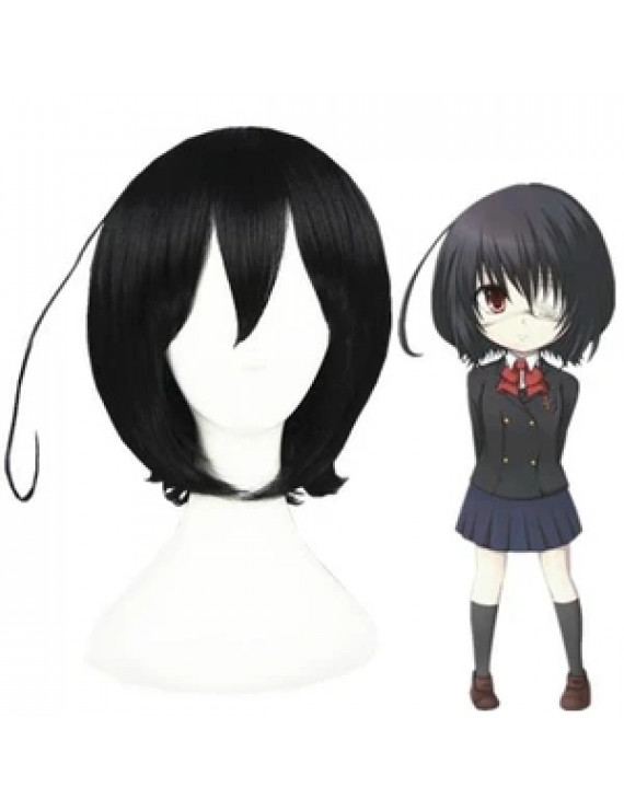 Another Misaki Mei Black Short Cosplay Wig