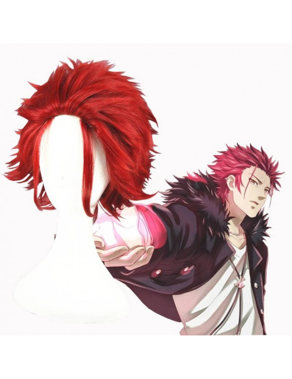 K Suoh Mikoto Red Short Cosplay Wig