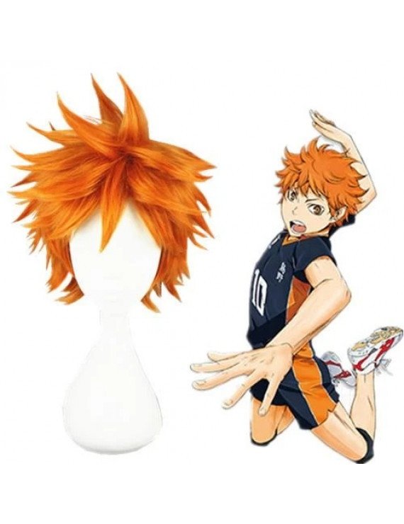 Haikyuu Hinata Shoyo Orange Short Cosplay Wig