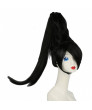 Bayonetta Black Long Well-styled Up Cosplay Hair Wig