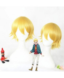 Tsukiuta ShiwaSu Kakeru Blonde Cosplay Wig