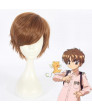 Card Captor Sakura Li Syaoran Light Brown Cosplay Wig