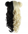 Half Blonde And Black Long Curly Melanie Martinez Wig