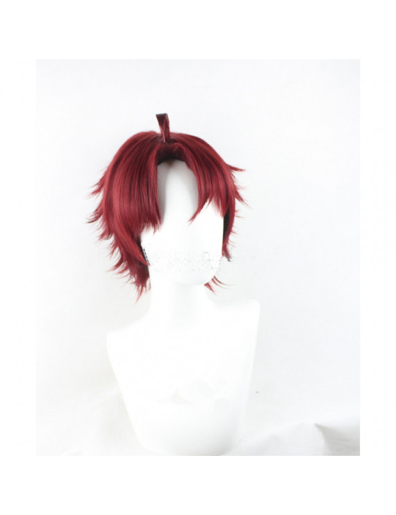 Bungou Stray Dogs Sakunosuke Oda Red Anime Cosplay Wig