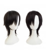 Akashi Kuniyuki Wig Touken Ranbu Game Cosplay Universal Style Short Black Heat Resistance Party Wig