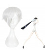 Land of the Lustrous Antarcticite Silver White Short Cosplay Hair Wig