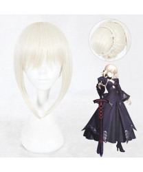 Fate Stay Night Saber Alter Light Beige Cosplay Wig