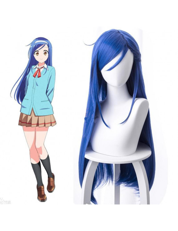 We Never Learn Bokuben Antarcticite Long Straight Cosplay Wig