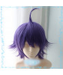 Kenja No Mago Shin Walford Purple Cosplay Wig Heat Resistant Fiber 30 cm Party Wig