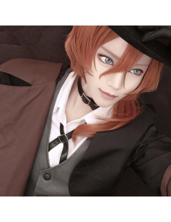 Stray Dogs Nakahara Chuuya Orange Anime Cosplay Wig