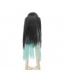 Demon Slayer Antarcticite Green Mixed Black Anime Cosplay Wig