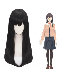 Bloom Into You Nanami Touko Black Cosplay Wig